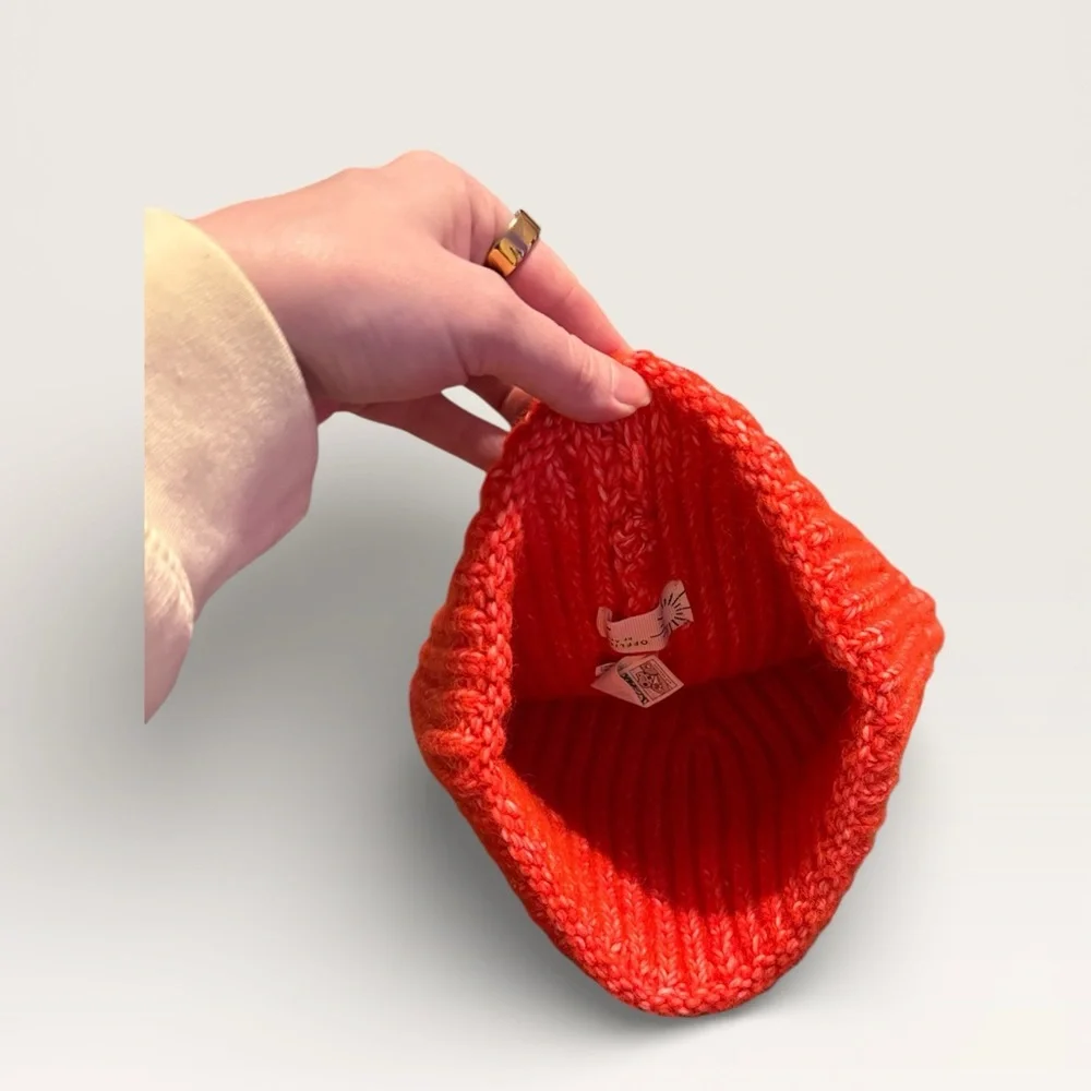 Aerie | Offline Chunky Knit Beanie Holiday Red